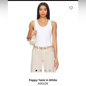AGOLDE White Poppy Tank Top/ XS